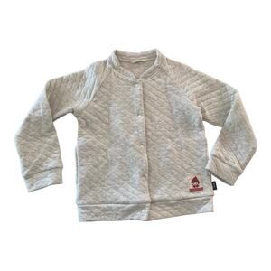 Gita quilted button up jacket girls size 5t red riding hood